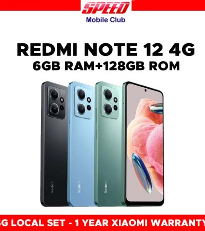 小米红米Note 12 5G | 4G | 6GB+128GB | 8GB+256GB |全新|全球ROM |本地设置，小米保修1年|免费赠品或折扣价